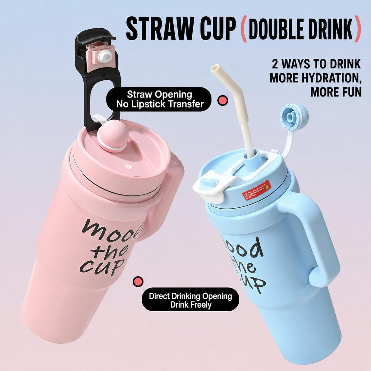 Premium Stainless Steel Dual Function Tumblers ✨ Hot / Cold 🔥❄ Sus 316 - 920 ml Capacity