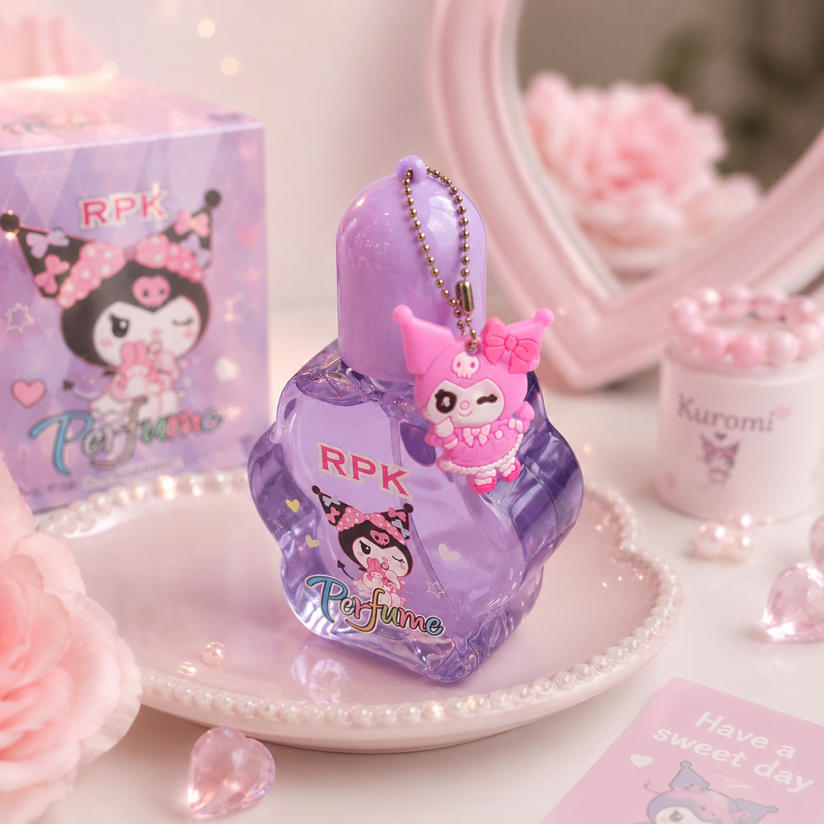🌸 50 ml Kawai Girls Mini Size Perfumes 🍓 Fruity Sweet Fragrance