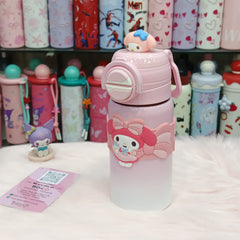 Sanrio Double Drinking Stainless Steel Vacuum Water Bottle – 480ml | Hot & Cold Insulated Flask