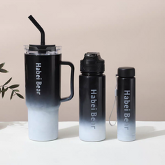 3PCS Premium Hydration Bottle & Tumbler Set | BPA Free Plastic