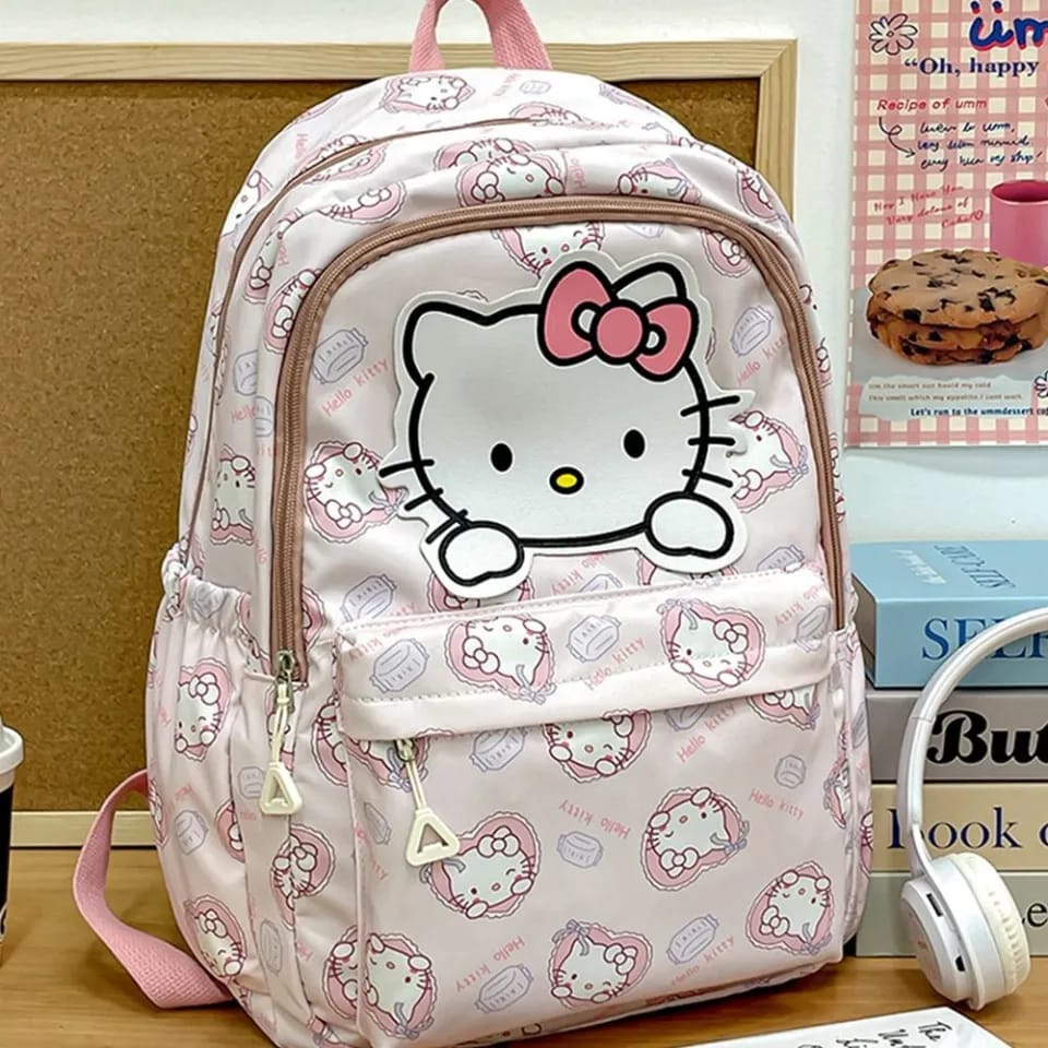 ( 17 × 12 Inch ) Sanrio Parachute Childrens Backpacks , 2 Zipp Pockets