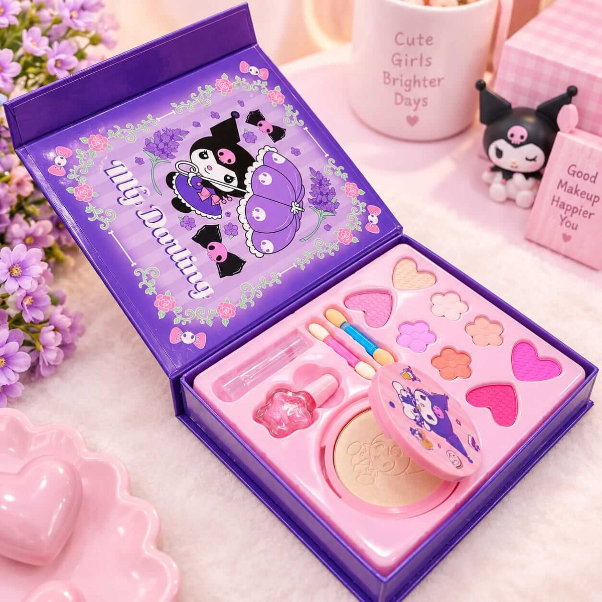 Kuromi My Darling Kids Makeup Gift Set – Cute Girls Makeup Kit