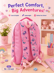16 × 12 Inch Trendy School Backpacks For Childrens