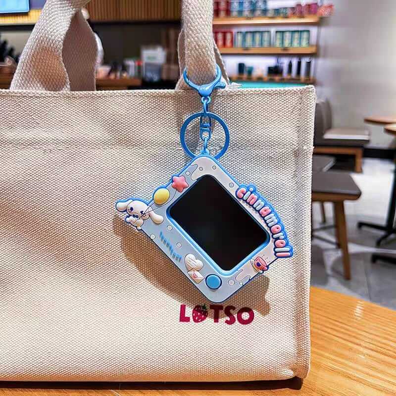 Mini LCD Writing Tablet Keychain & Bag Charms