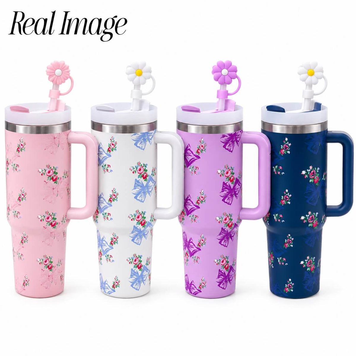 Premium Stainless Steel Large Tumblers with Stopper ( 40 Oz / 1200 ml ) Hot / Cold