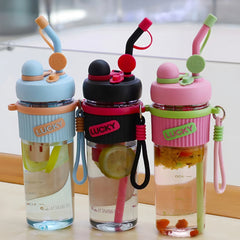 Stylich Dual Function Water Bottles • BPA Free Plastic • 900 ml