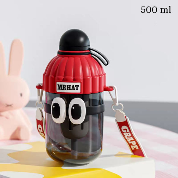 Children's Small Water Bottles - BPA Free Plastic - 500 ml