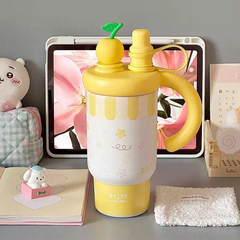 Cute Stainless Steel Tumblers with Handle | Sus 316 | 800 ml