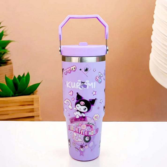 Kuromi™ Premium Insulated Stainless Steel Tumbler – 30 Oz (890ml) - Hot / Cold Long Time 🔥❄