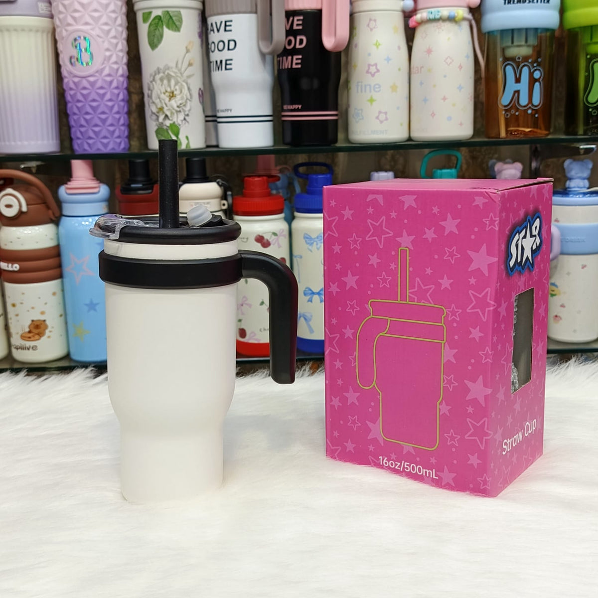Stylish Small Size Stainless Steel Tumblers 🦋 Hot / Cold | 16 Oz / 500 ml