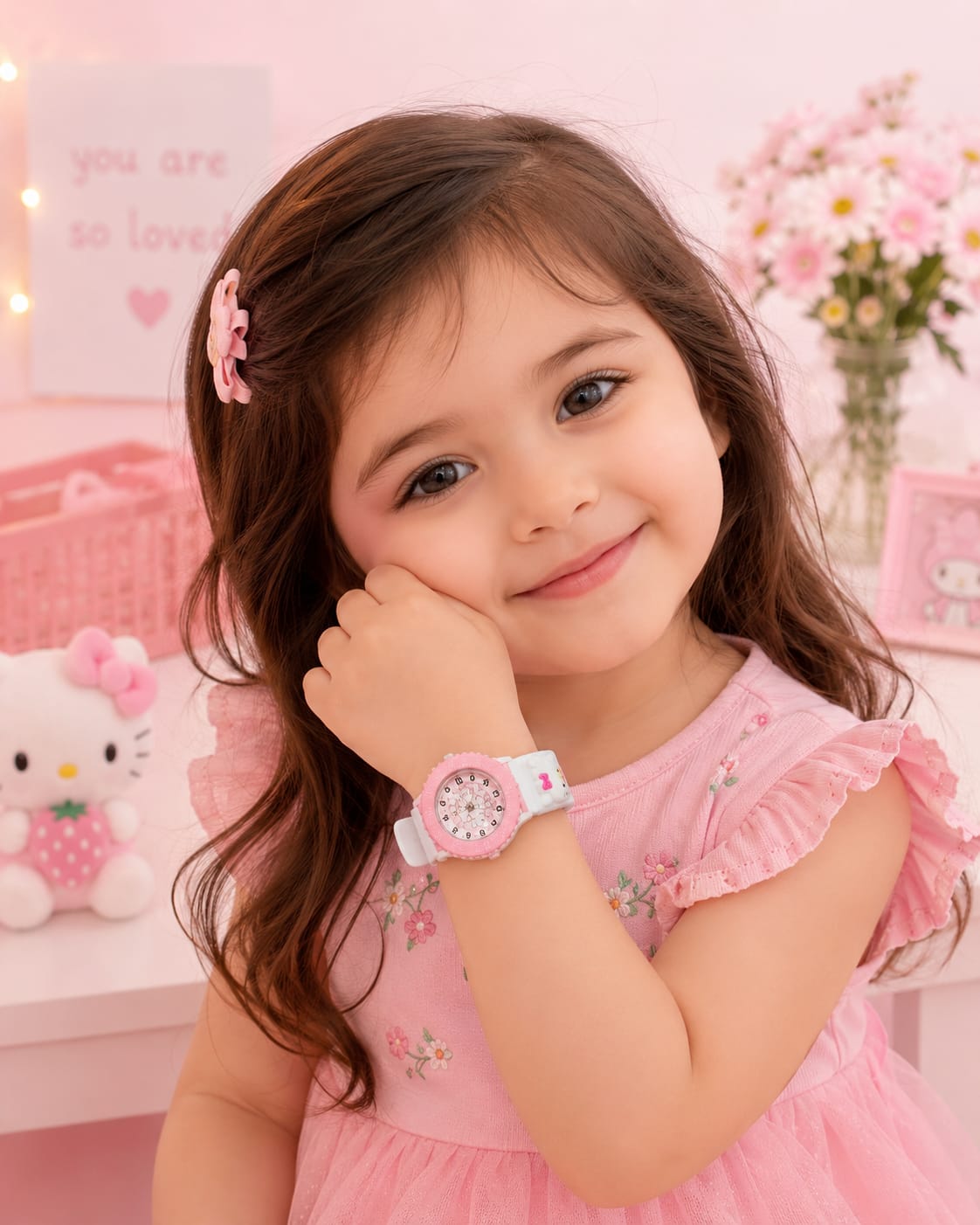 Sanrio Premium Analog Watches For Children's | Soft Silicone Adjustable Strap