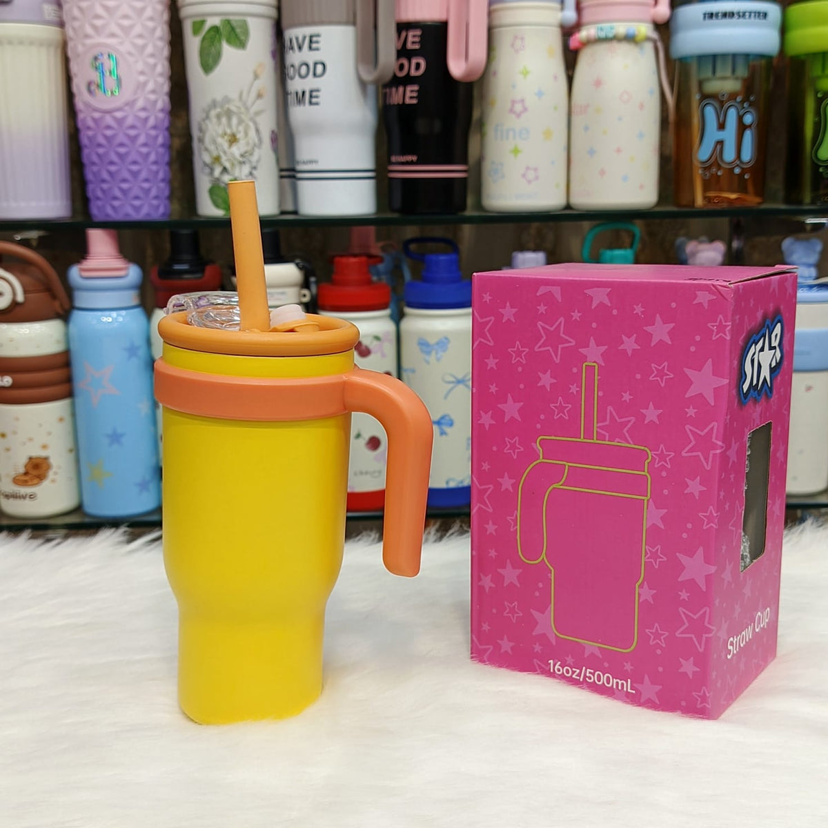 Stylish Small Size Stainless Steel Tumblers 🦋 Hot / Cold | 16 Oz / 500 ml