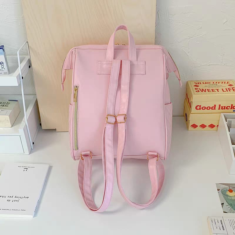 New Sanrio Leather Backpacks For Kids ( Size 15 × 10 Inch )