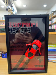 Premium 3D Mini Sports Car Display Wooden Frames For Room Decor & Car Lovers