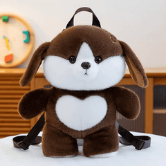 🐻 Premium Fluffy Teddy Plush Backpacks – Large Size (14 × 9 Inch)