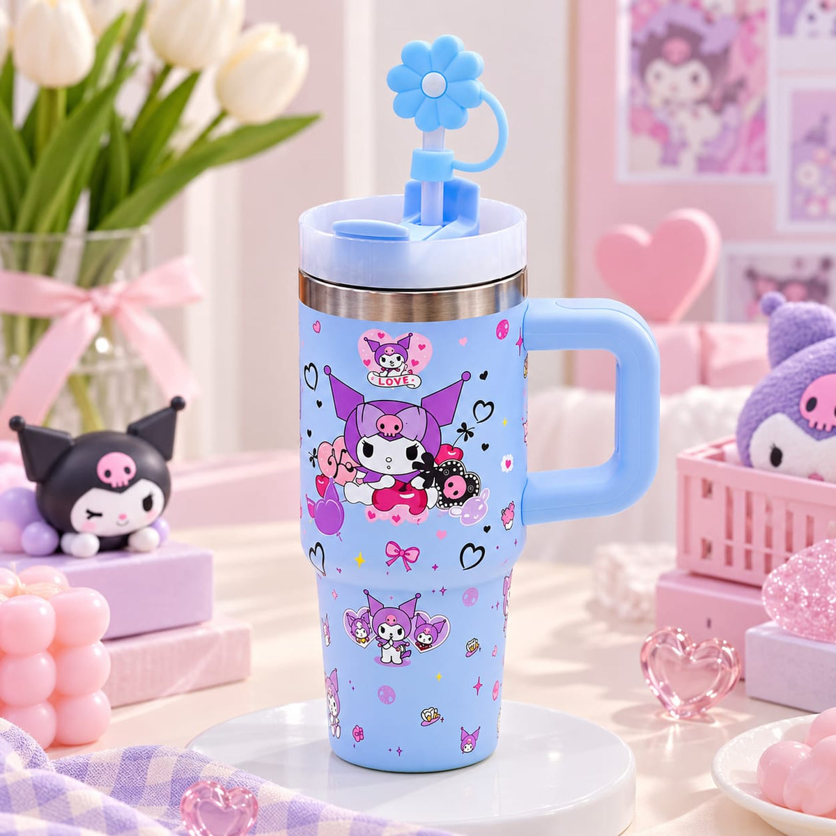 Sanrio Small Size Stainless Steel Children's Tumblers 😻 14 Oz / 420 ml