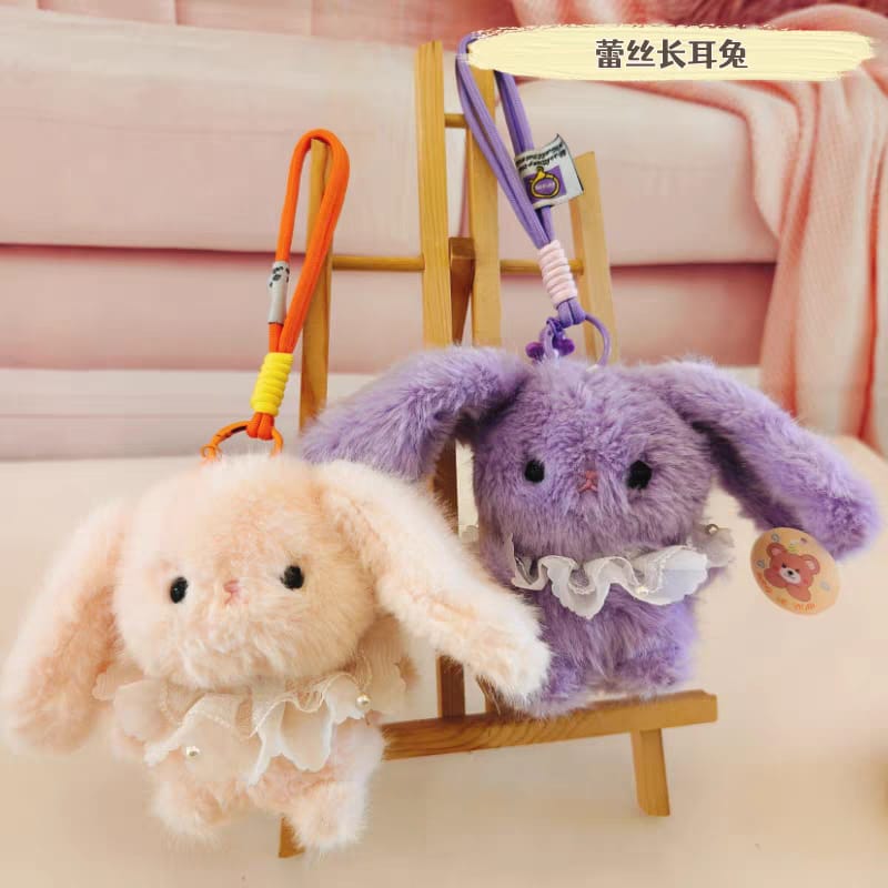 💞 Scented Plush Bunny Keychain – Ultra Soft Rabbit Bag Charm