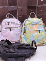 Parachute Material Girls Backpacks / Multi Pockets / Size 12 × 10 Inch