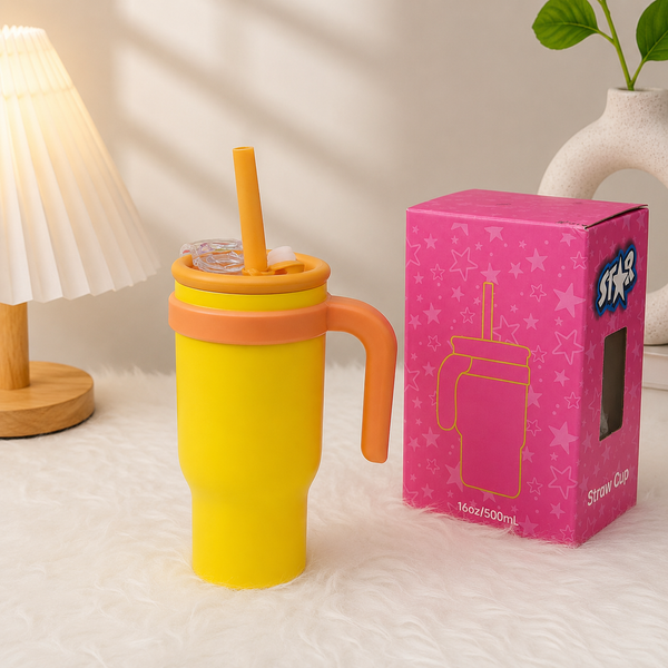 Stylish Small Size Stainless Steel Tumblers 🦋 Hot / Cold | 16 Oz / 500 ml