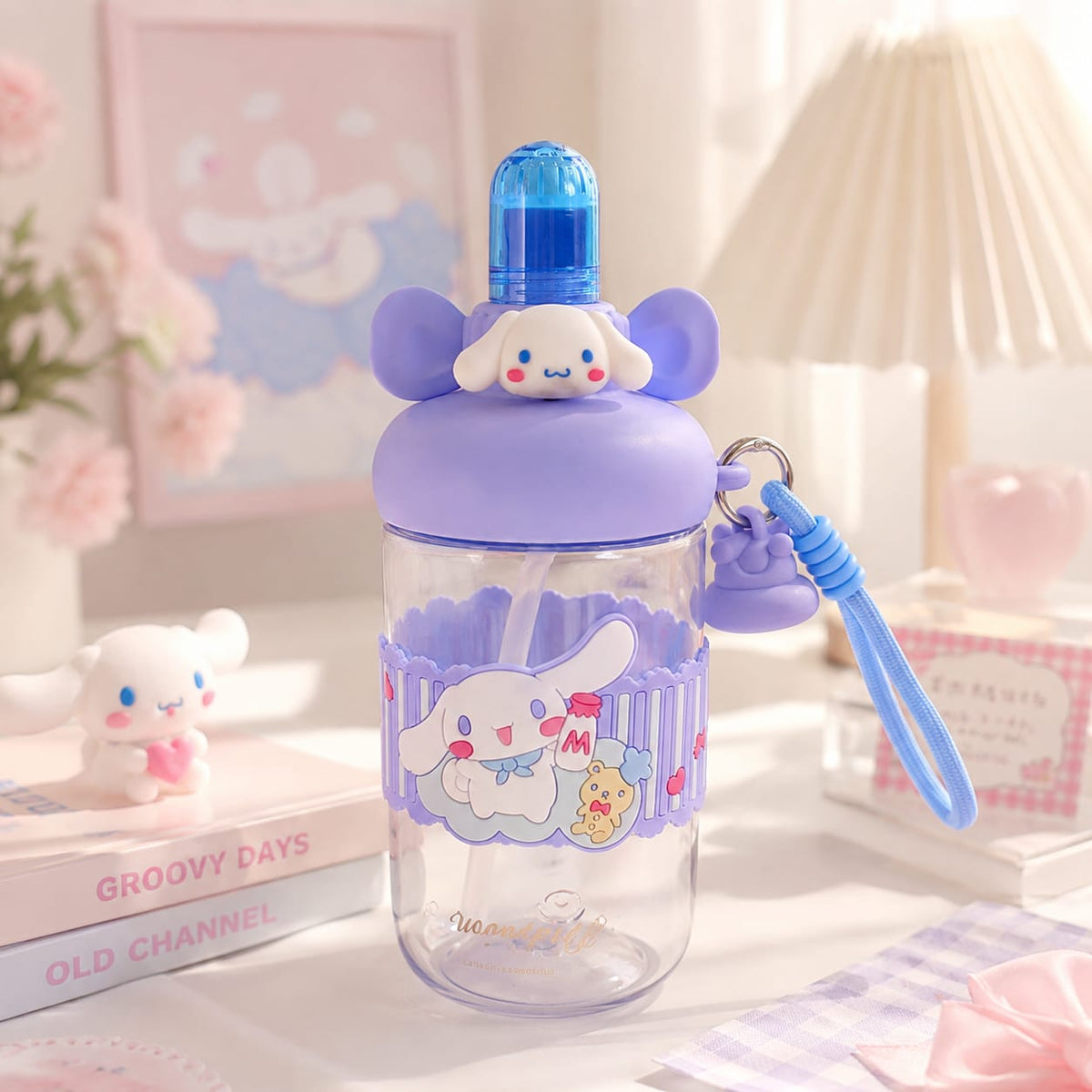 Sanrio Cute Water Bottles for Children – BPA Free | 550 ML | Unbreakable