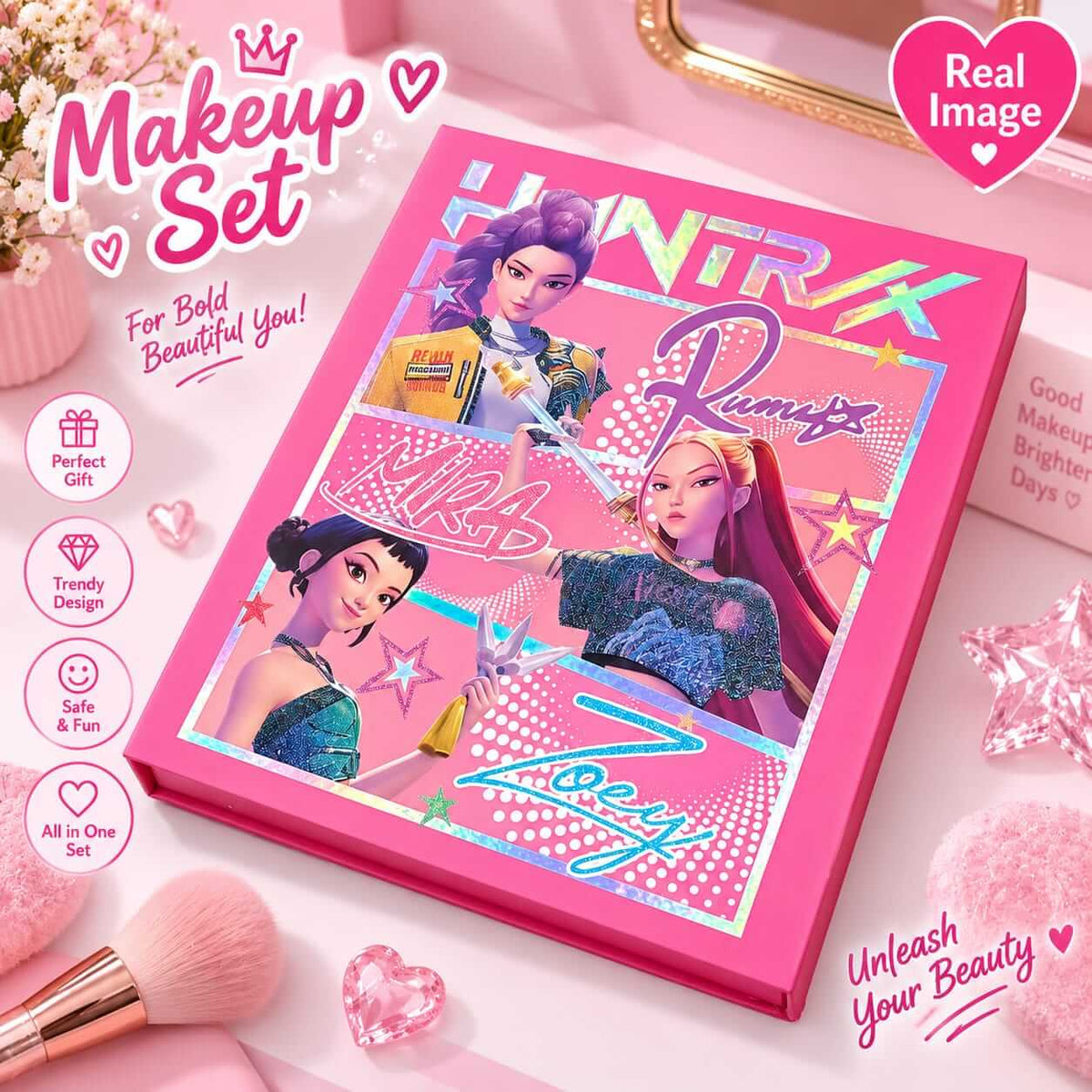 Girls Makeup Set – Complete Face Palette & Beauty Kit