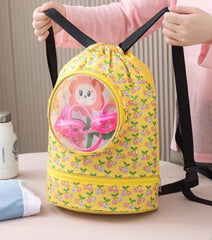 Kids Waterproof Parachute Swimming & Picnic Backpack with Slipper Pocket