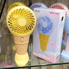 Ice Cream Shape Recharge Mini Fans
