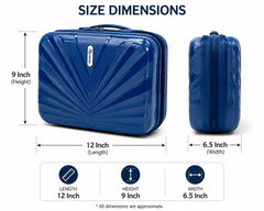 Premium Small Size Hard Fiber Travel Bags – Waterproof & Unbreakable Luggage (12 × 9 Inch)