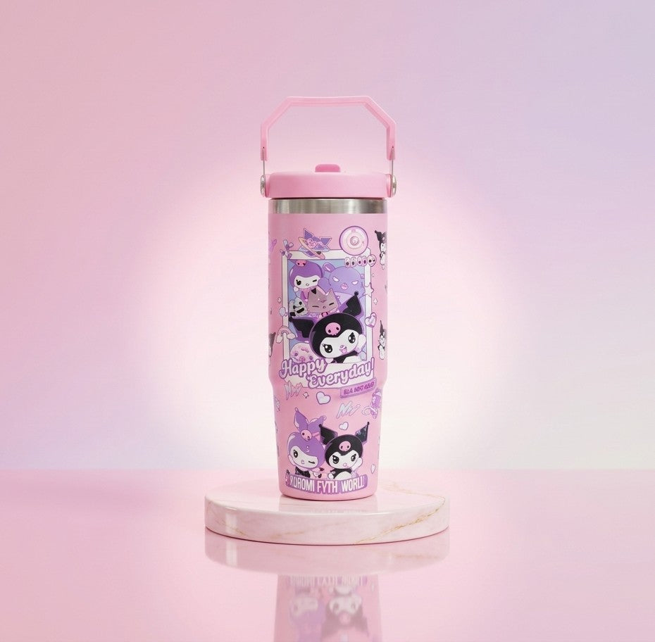 Kuromi™ Premium Insulated Stainless Steel Tumbler – 30 Oz (890ml) - Hot / Cold Long Time 🔥❄