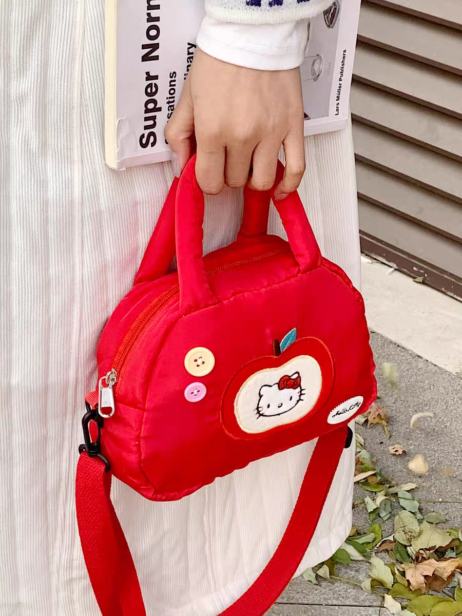 Cute Parachute Hello Kitty Mini Shoulder Bag for Girls ( size 8 × 6 inch )