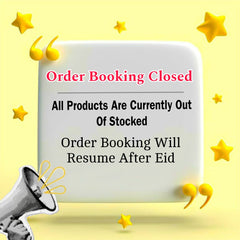 Order Booking Closed 😊 Booking will resume after Eid