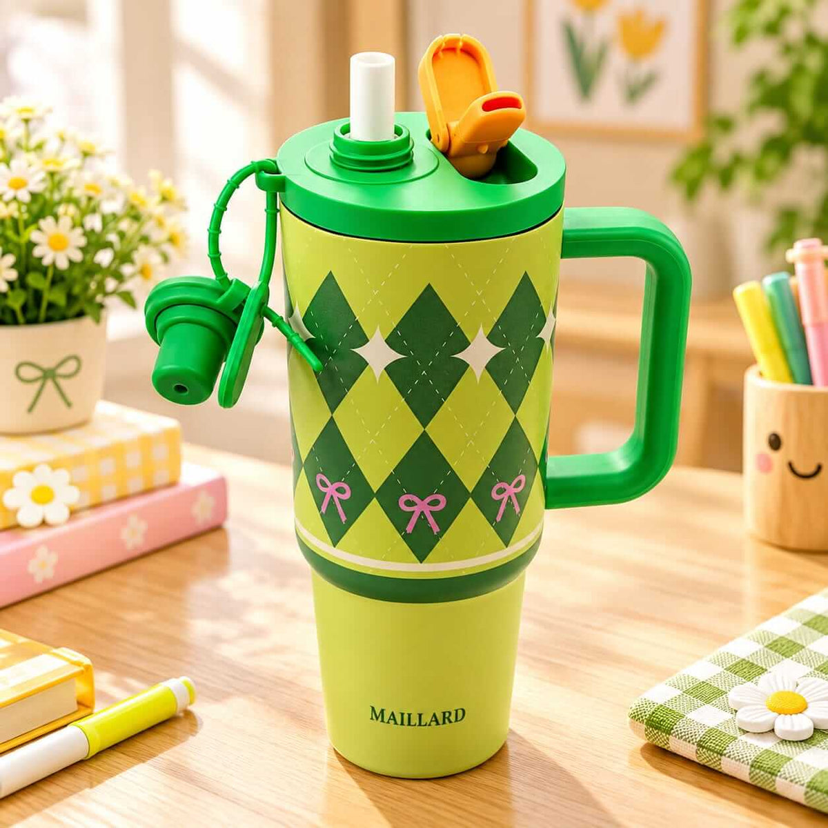 Asthetic Stainless Steel Dual Drinking Tumblers - 900 ml - SUS 316 - Hot & Cold