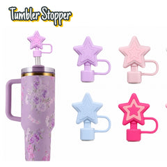 Star Shape Silicone Straw Stopper Cover