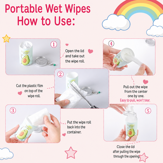 Mini Can Fragrances Wet Wipes 💞