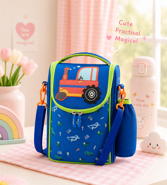 🌈 LunchNest™ Kids Thermal Lunch Bag – Premium Insulated Bags - Hot / Cold ❄🔥 Size 10 × 7.5 Inch