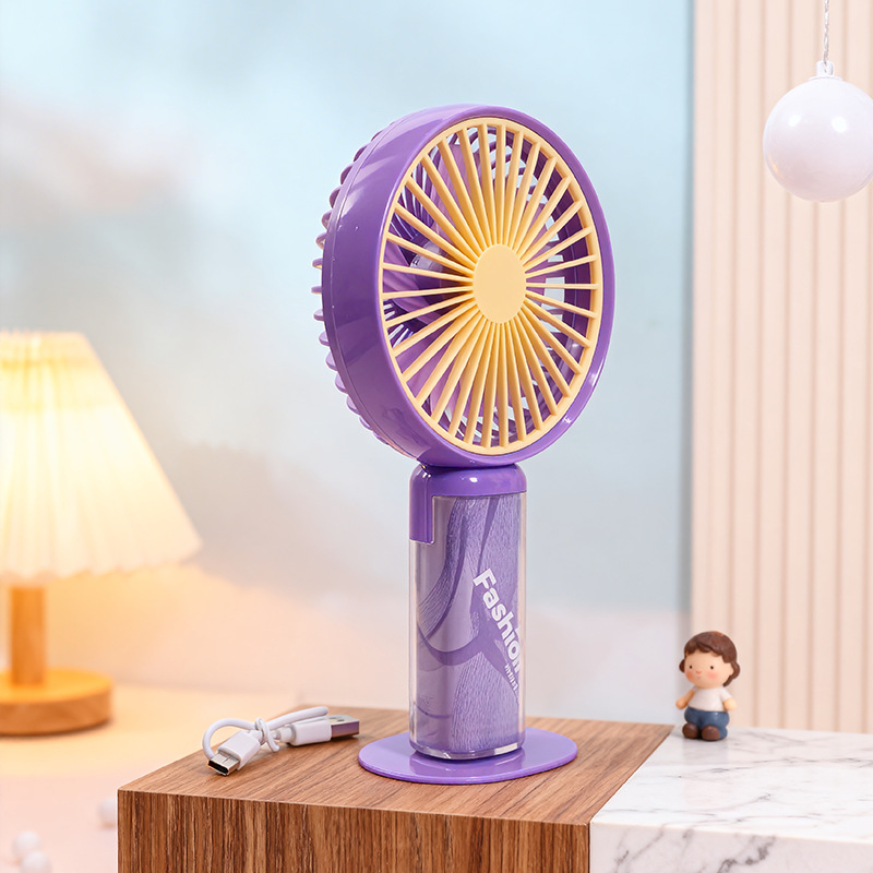 High Speed Large Rechargeable Hand Fans | 3 Speed Modes | Type C Charging