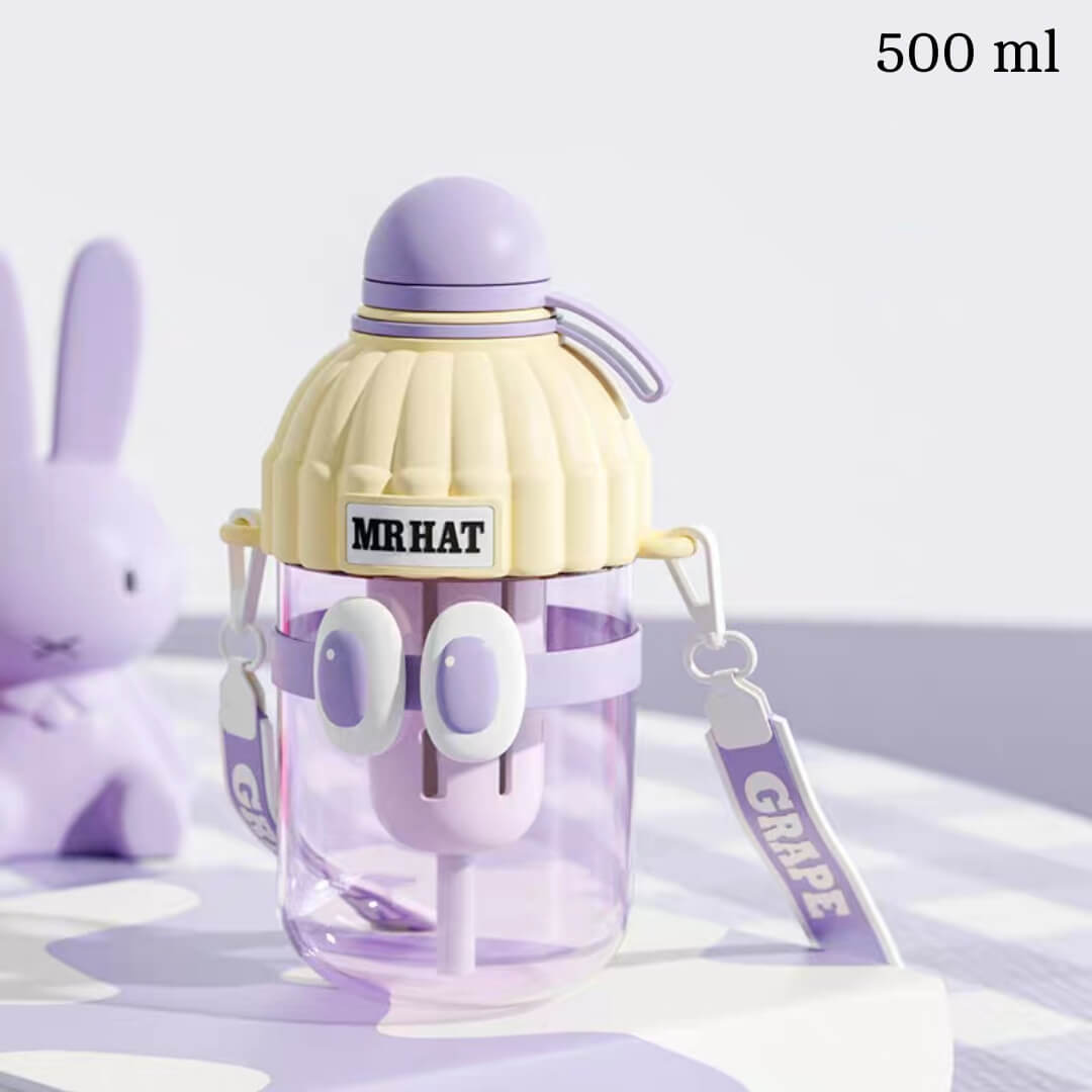 Children's Small Water Bottles - BPA Free Plastic - 500 ml