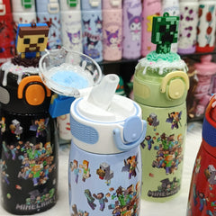 Minecraft Adventure Stainless Steel Water Bottle – 620ml | SUS 316 Insulated Kids Flask