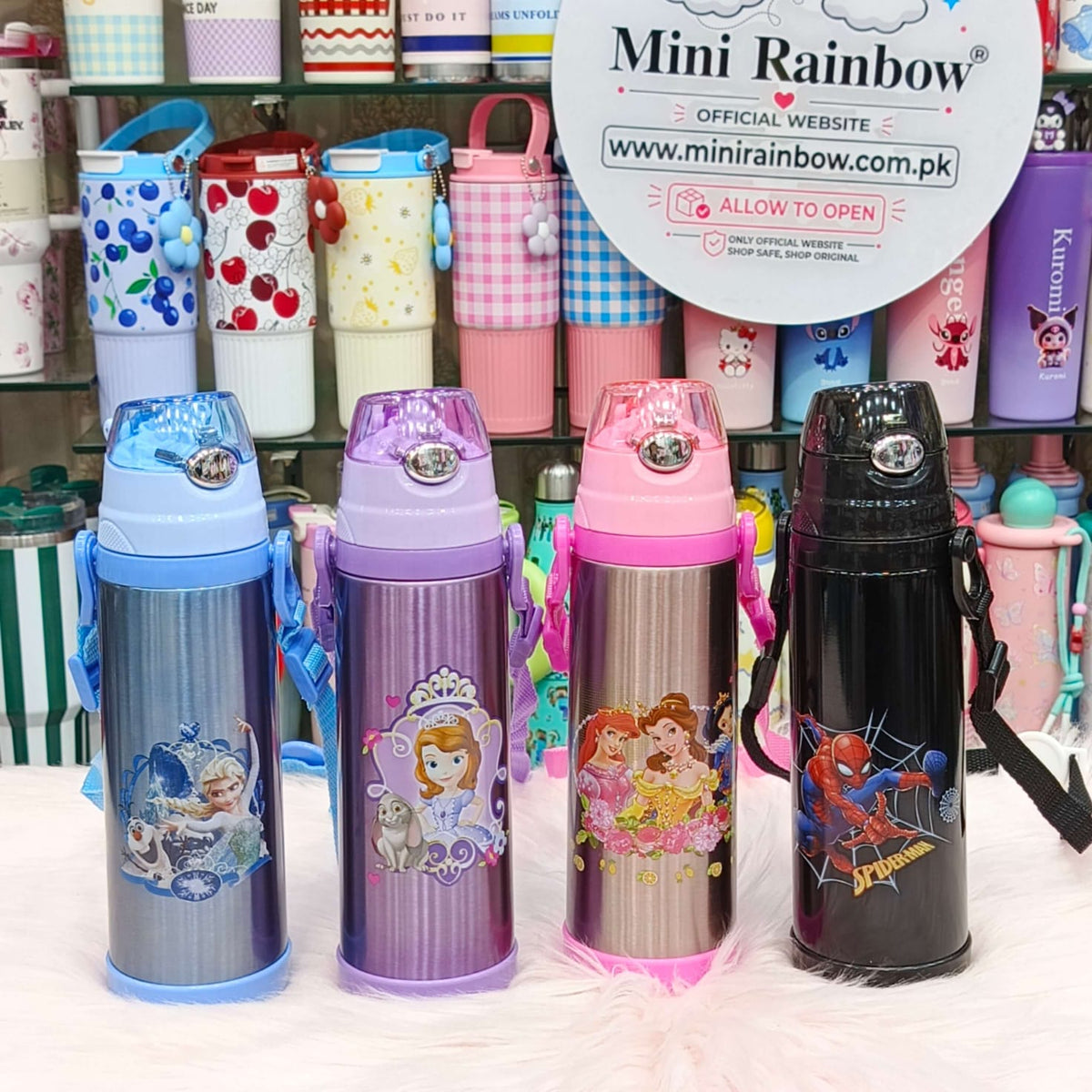 Childrens School Sipper Water Bottles - 500 ml - Hot / Cold ❄🔥