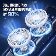 Arctic Breeze Dual Fan Air Cooler & Humidifier Mist Stand Fans ( Size 13 Inch )