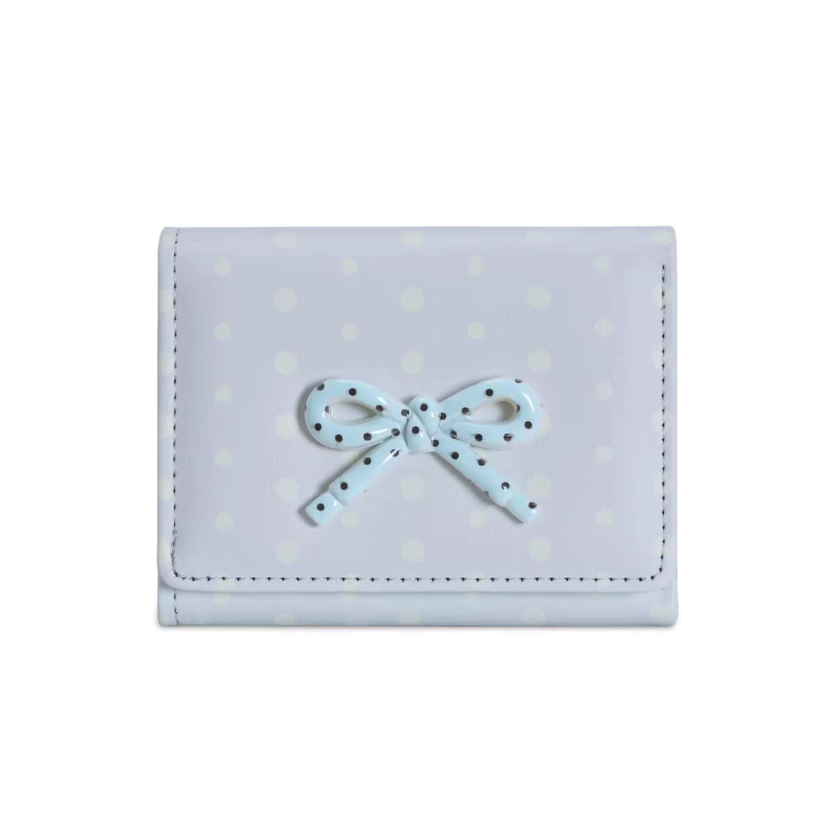 New Bow Cute Mini Card Holder Girls Wallets ( Size 4.5 × 3.5 Inch )