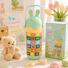 Bunny Count™ Kids Learning Sipper Bottle – BPA Free Plastic - 520ml