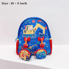 Vest Inspired Boys Pre-School Backpacks Kg to Nursery ( Size 10 × 9 Inch )