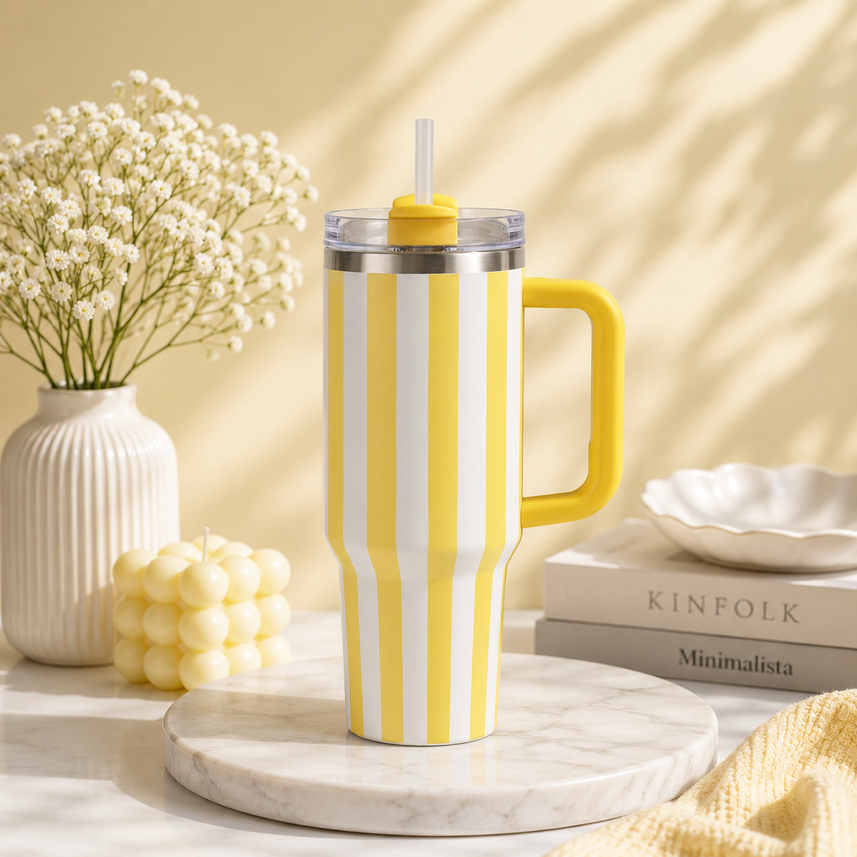 Velora™ Premium Stainless Steel Insulated Tumblers – 40oz / 1200ml - Keep Hot / Cold 🔥❄