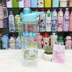Sanrio BPA-Free Kids Water Bottle – 1000ml | Large Capacity Straw Bottle