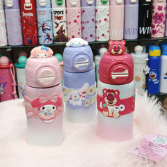Sanrio Double Drinking Stainless Steel Vacuum Water Bottle – 480ml | Hot & Cold Insulated Flask