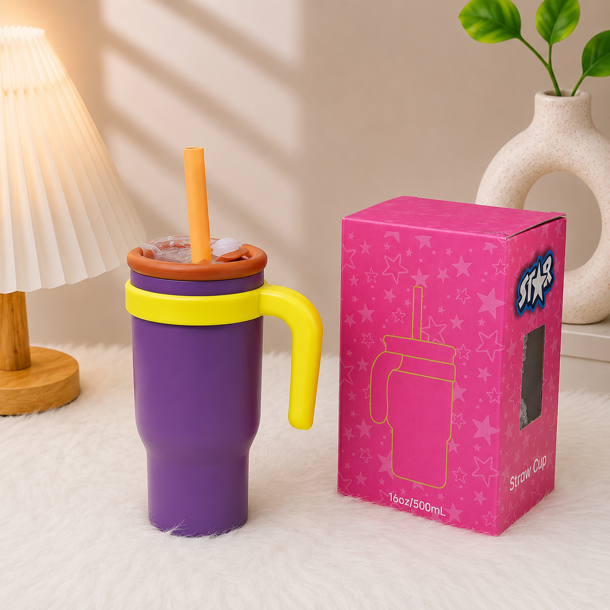 Stylish Small Size Stainless Steel Tumblers 🦋 Hot / Cold | 16 Oz / 500 ml