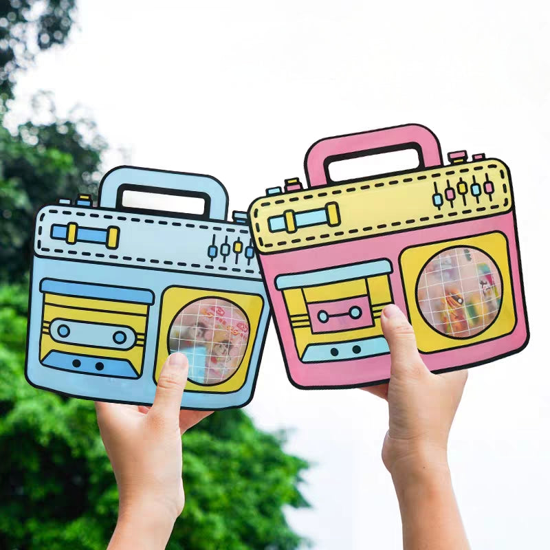 3D Cute Goodies Bags Pack of 12 Mix Colors