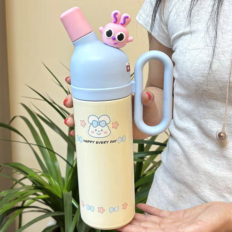 😻 TinyJoy™ Cute Stainless Steel Children's Tumblers Flask - 800 ml - Hot / Cold 🔥❄