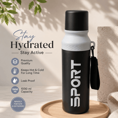 SPORT Premium Vacuum Flask – 1000ml Stainless Steel Insulated Bottle